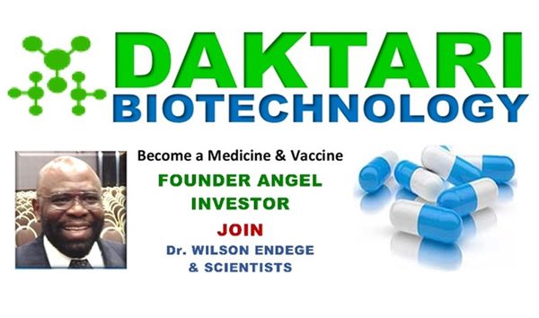 Diaspora Kenyans Kick off Ksh 1.5 Billion Founder Angel Investment for Daktari Biotechnology Ltd.